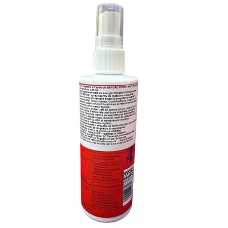 Ulei de magneziu cu capsaicin Before Sport, 125 ml, Osimagnesium 735354