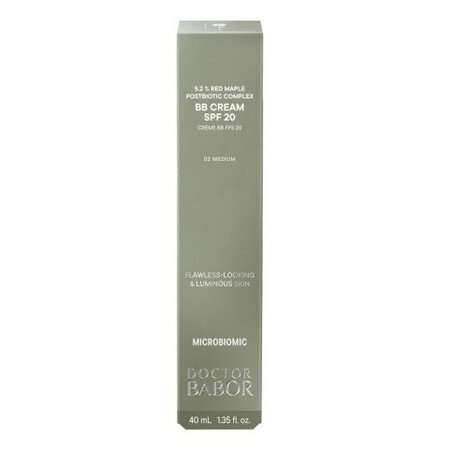 Crema nuantatoare BB Cream SPF 20 02 Medium Microbiomic, 40 ml, Doctor Babor 735357