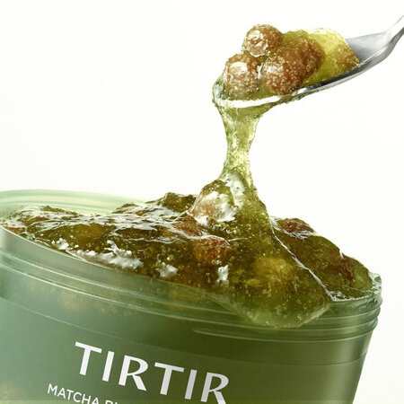 Exfoliant cu gel de konjac si acid salicilic, Matcha Bubble Tea Scrub Peeling, 95 g, Tir Tir 735364