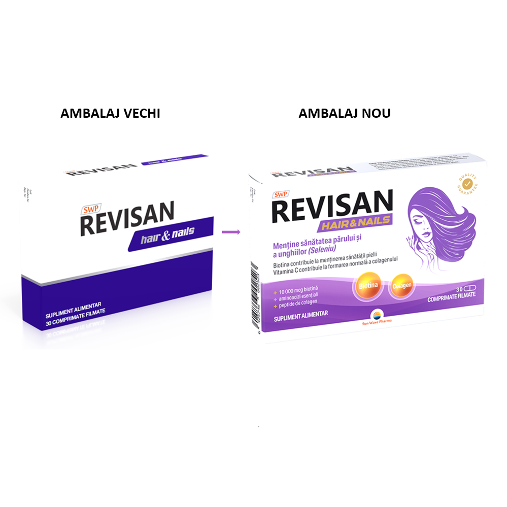Revisan Par si Unghii, 30 comprimate, Sun Wave Pharma