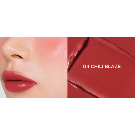 Stick multifunctional, 04 Chilli Blaze, Mood Glider Lip and Blush Stick, 3.8 g, Tir Tir 735475