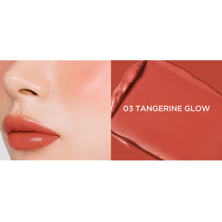 Stick multifunctional, 03 Tangerine Glow, Mood Glider Lip and Blush Stick, 3.8 g, Tir Tir 735498