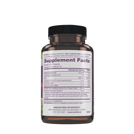 Keratin hair enhance, 60 capsule, ResVitale 647963