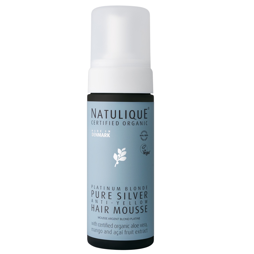 Spuma pentru par blond Platinum Blonde Pure Silver, 150 ml, Natulique