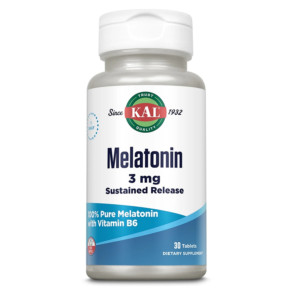 Melatonina Kal, 3 mg, 30 tablete cu eliberare prelungita, Secom