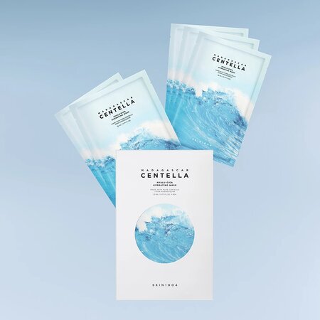 Masca tip servetel Madagascar Centella Hyalu-Cica Hydrating Mask, 5 x 23 ml, Skin1004 735667
