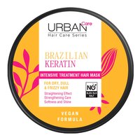 Masca tratament intensiv cu keratina pentru par uscat Brazilian Keratin, 230 ml, Urban Care