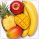 Piure pasteurizat cu mere, ananas, mango si banane Happy Gut, 180 g, Nutrino Lab 753866