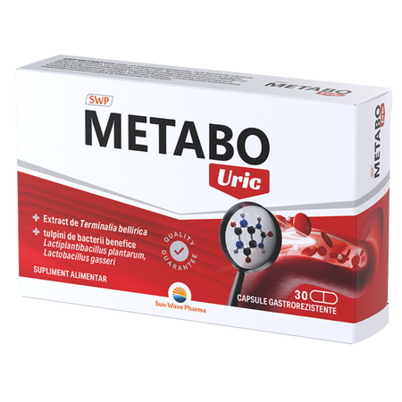 Metabo Uric, 30 capsule gastrorezistente, Sun Wave Pharma 735805