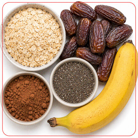 Amestec din fulgi de ovaz, curmale, banana si nuca de cocos So Gut Oatmeal, 60 g, Nutrino Lab 753860