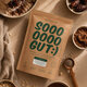 Amestec din fulgi de ovaz, curmale, banana si nuca de cocos So Gut Oatmeal, 60 g, Nutrino Lab 753859