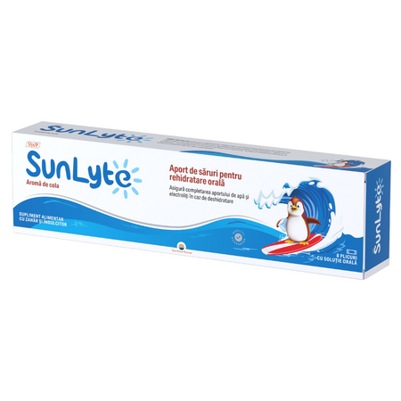 Solutie orala cu aroma de cola SunLyte, 8 plicuri 735842