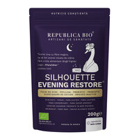 Pudra functionala din fulgi de ovaz, psyllium si scortisoara Silhouette Rituals Evening Restore, 200 g, Republica Bio
