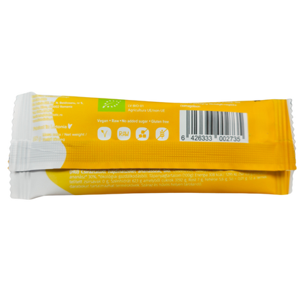 Baton cu hrisca germinata si ananas, 35 g, Obio 736075
