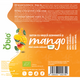 Baton cu hrisca germinata si mango, 35 g, Obio 736106