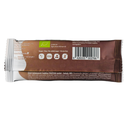 Baton proteic cu hrisca germinata si cacao, 35 g, Obio 736120