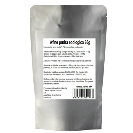 Pudra de afine, 60 g, Obio 736137