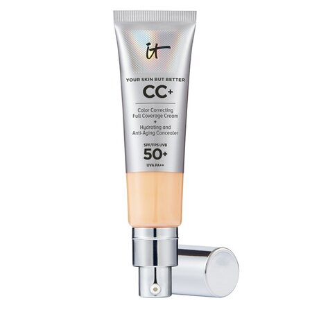 Crema colorata corectoare cu SPF50+ Light Medium CC+ Global, 32 ml, It Cosmetics