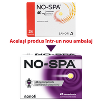 No-Spa, 40 mg, 24 comprimate, Sanofi