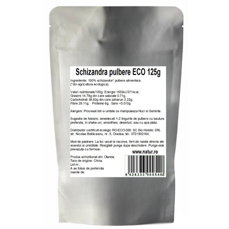 Pudra de schizandra, 125 g, Obio 736248