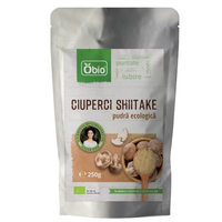 Pudra de ciuperci Shiitake, 250 g, Obio