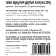 Tarate de psyllium, 250 g, Obio 736352