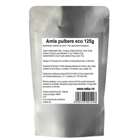 Pudra de amla, 125 g, Obio 736455