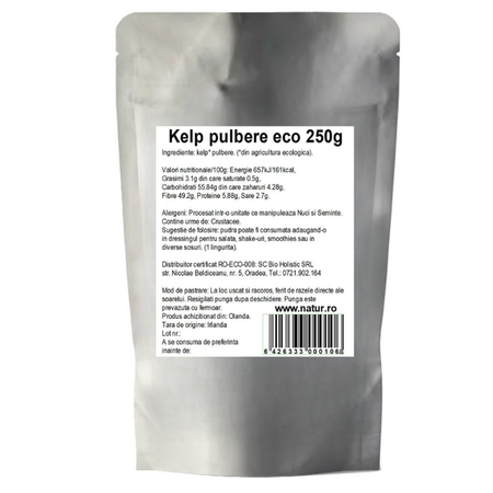 Pudra de alge Kelp, 250 g, Obio 736495