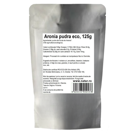 Pudra de aronia, 125 g, Obio 736618
