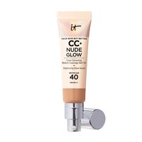 Crema colorata iluminatoare cu SPF40 Medium Tan CC+ Nude Glow, 32 ml, It Cosmetics