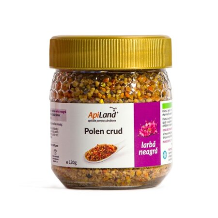 Polen crud de iarba neagra, 130 g, Apiland