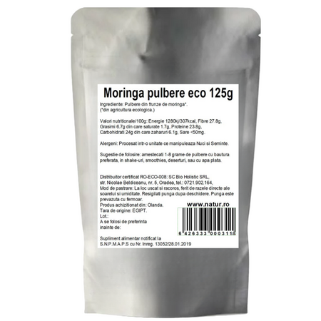 Pudra de moringa, 125 g, Obio 736967