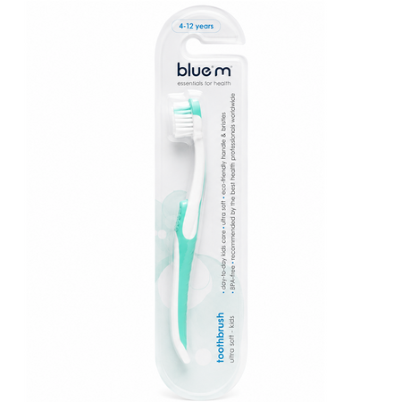 Periuta de dinti pentru copii ultra-soft, Verde, 1 bucata, Blue M 737366