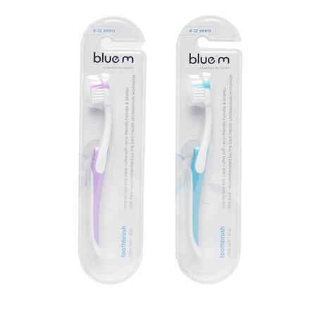Periuta de dinti pentru copii ultra-soft, Verde, 1 bucata, Blue M 737368