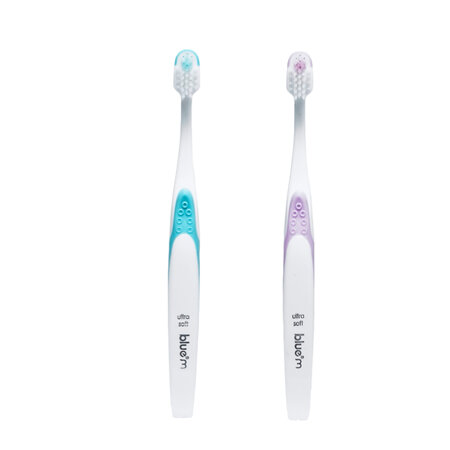 Periuta de dinti pentru copii ultra-soft, Verde, 1 bucata, Blue M 737367