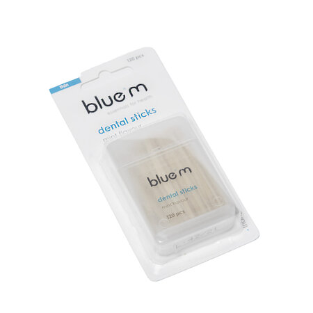 Scobitori mentolate pentru curatare interdentara3, 120 bucati, Blue M 737408