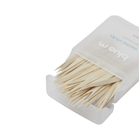 Scobitori mentolate pentru curatare interdentara3, 120 bucati, Blue M 737406