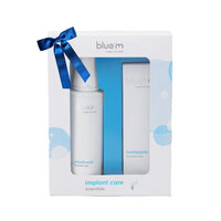 Kit esential pentru ingrijirea zilnica a implanturilor dentare, 250 ml + 75 ml, Blue M