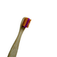 Periuta de dinti ortodontica din bambus 3-12 ani Kids, 7680 peri ultra-soft, Portocaliu, 1 bucata, Gingia 737476