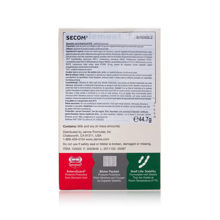 Probiotic Jarro-Dophilus EPS Jarrow Formulas, 60 capsule, Secom 725503