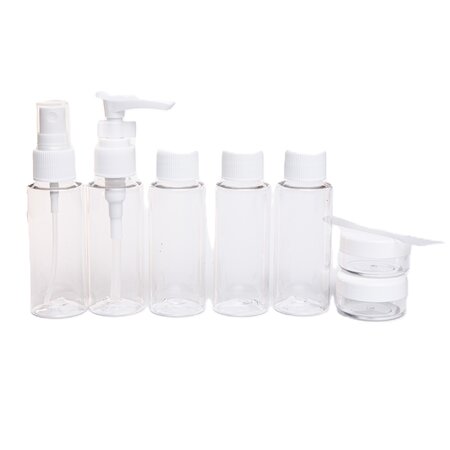 Set recipiente de calatorie, transparent, Incase of Travel 737560