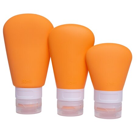 Set recipiente de calatorie din silicon, 3 bucati, Incase of Travel 737586