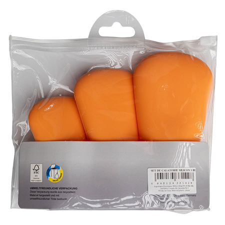 Set recipiente de calatorie din silicon, 3 bucati, Incase of Travel 737587
