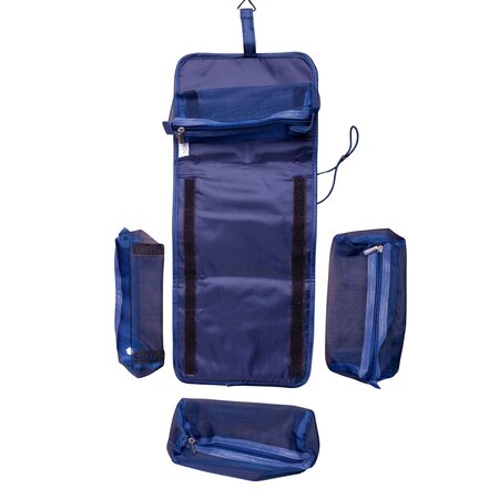 Geanta cosmetica albastra cu agatatoare, 1 bucata, Incase of Travel 737656