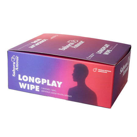 Servetele umede intime pentru barbati LongPlay, 24 bucati, Sabora Amour 737778
