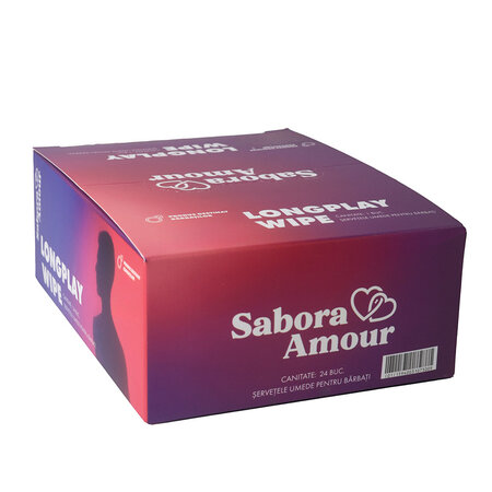 Servetele umede intime pentru barbati LongPlay, 24 bucati, Sabora Amour 737774