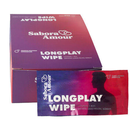Servetele umede intime pentru barbati LongPlay, 24 bucati, Sabora Amour 737779
