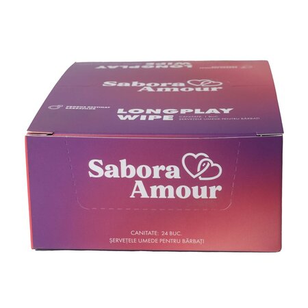 Servetele umede intime pentru barbati LongPlay, 24 bucati, Sabora Amour 737776