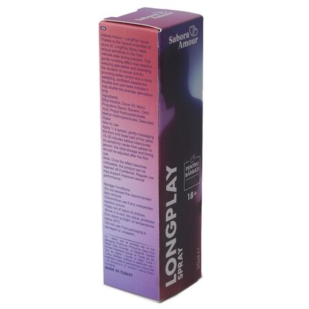 Spray intim pentru barbati LongPlay, 30 ml, Sabora Amour 737792