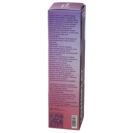 Spray intim pentru barbati LongPlay, 30 ml, Sabora Amour 737791